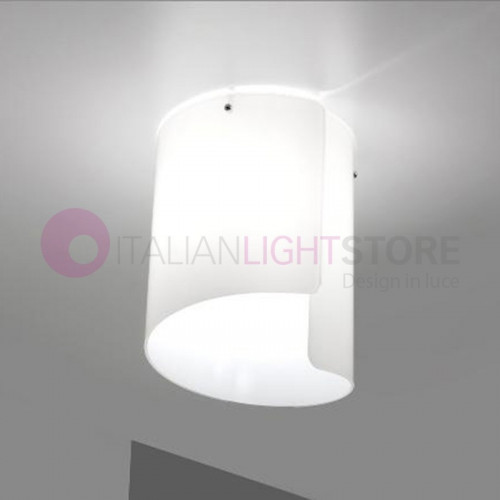 PAPYRUS 0386 Selene lighting | Ceiling lamp Curved Crystal D.26 Modern Design