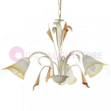 CALLA Kronleuchter 3 Elfenbein Lichter klassischen florentinischen Stil