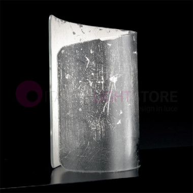 PAPIRO 0372 Selène | Tischleuchte Nachttischlampe Curved Crystal D.15 Modernes Design