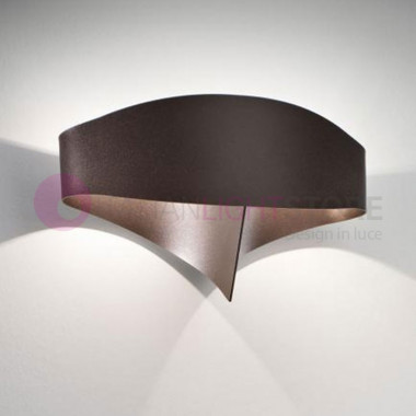 SCUDO 1003 Selène Lighting | Modern design decorated shaped metal wall lamp