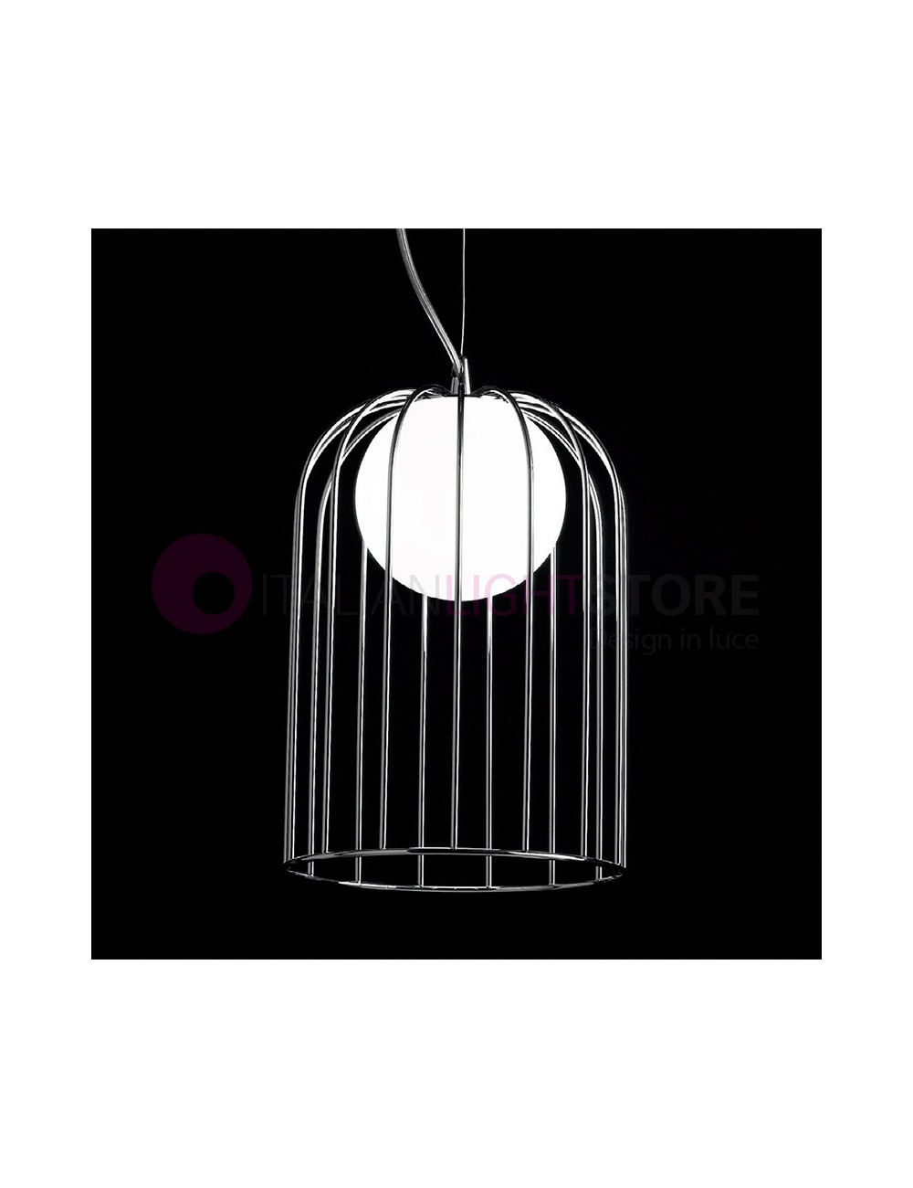 KLUVÌ 1095 Selene Lighting | Suspended Metal Cage, great Modern Design