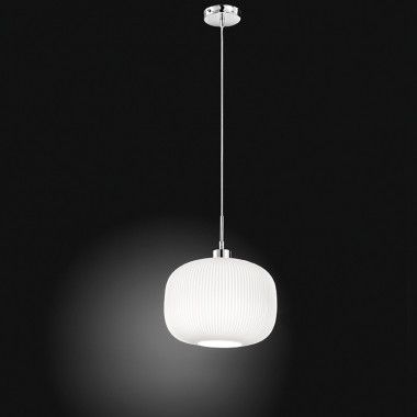 SWEET 6342 Perenz lighting | pendant Lamp, Modern Glass White Ribbed