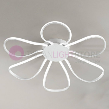 BLOSSOM Maxi LED surface-mounted Luminaire Modern Design in the Shape of a Flower 6610BLC PERENZ