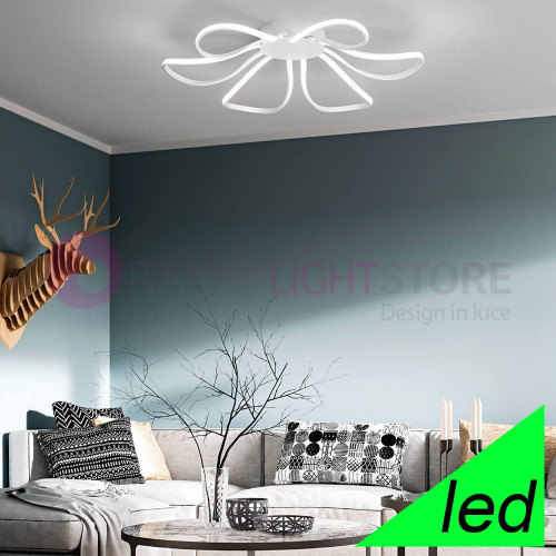 BLOSSOM Maxi Plafoniera LED Design Moderno Forma di Fiore 6610BLC PERENZ