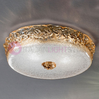 999 | d’éclairage Vetrilamp CA' DEL SOLE Murano plafonnier en verre d. 40 design moderne