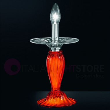 924/L VETRILAMP | CA' DELLA FENICE Murano lámpara de mesa de cristal