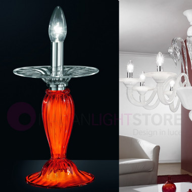 924/L VETRILAMP | CA' DELLA FENICE Lampe de table en verre de Murano
