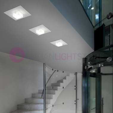 CANDY Ceiling light Led Modern L. 30 Design Braga Lighting