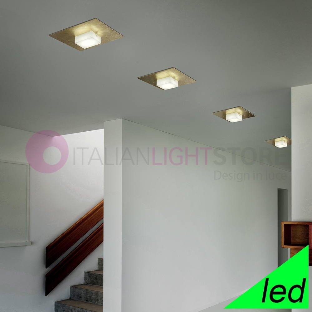 BONBONS à la lumière de Plafond Led Moderne L. 30 Braga Éclairage