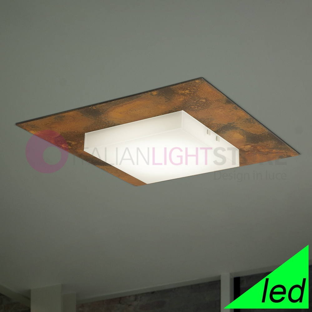 CANDY Deckenleuchte Led Moderne L. 55 Design Braga Beleuchtung