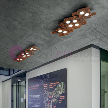 PUZZLE Ultra-thin design modern LED ceiling light L. 60X45 Braga Lighting