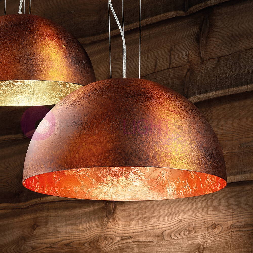 DUNE, the pendant Lamp Dome Modern d. 50 Braga Lighting