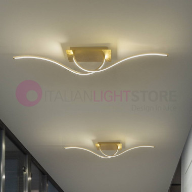 SCIA Modern Led Wall and Ceiling Ceiling Light 2 Lights Braga Illuminazione