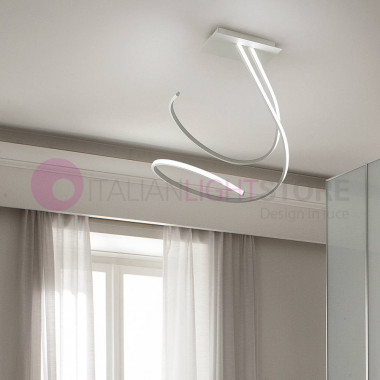 SCIA Lámpara de techo LED moderna diseño minimalista Braga Illuminazione