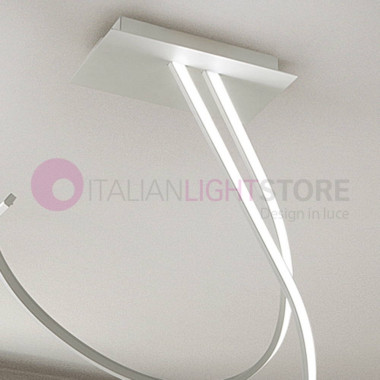 SCIA Lámpara de techo LED moderna diseño minimalista Braga Illuminazione