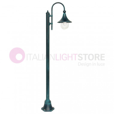 DIONE BLACK Aluminium Lampenmast für Garten im Freien Classic 1905A1L Liberti Lampe