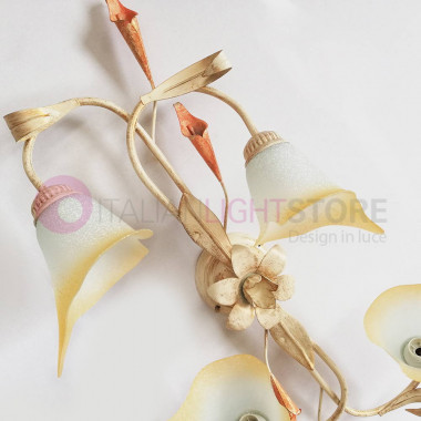 CALLA lily plafonnier à 4 Lumières d'Ivoire Style Classique de Florentin