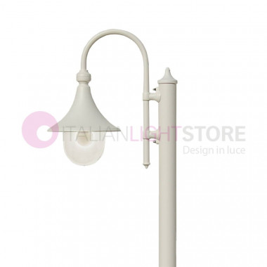 DIONE WHITE Klassische Aluminiumlampe für Gartenbeleuchtung im Freien 1945A Liberti Lampe