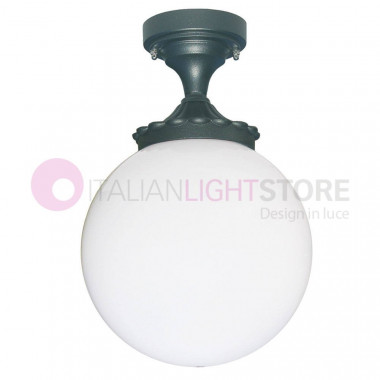 ANTARES Lámpara colgante o lámpara de techo ANTARES Antracita con Globe Sphere d.25 7504 Lámpara Liberti