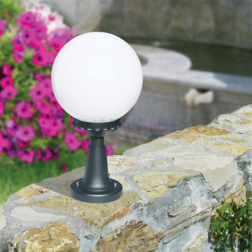 ANTARES Anthracite Gate Light con Globe Sphere d.25 7505 Liberti Lámpara