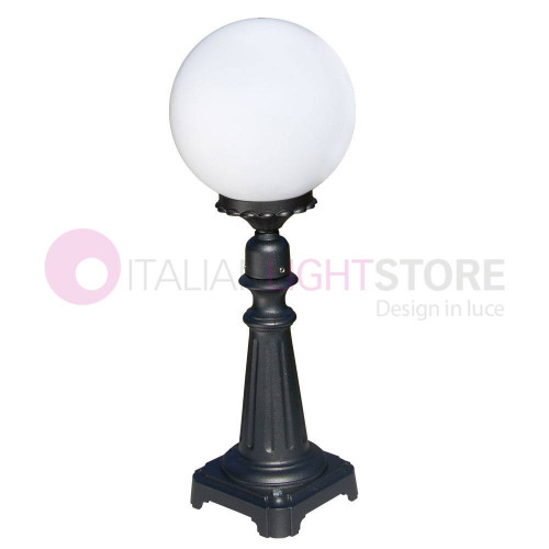 ANTARES Ampioncino Gate Light Anthracite avec Globe Sphere d.25 7506 Liberti Lampe