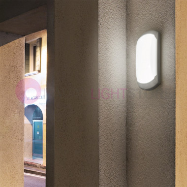 DIXIE Lampe de Mur Extérieur blanc, Moderne Led IP54 GEALUCE GPL250