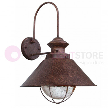 71138 Lighthouse | NÁUTICA wall Lamp Outdoor Brown Oxide IP33 nautical style