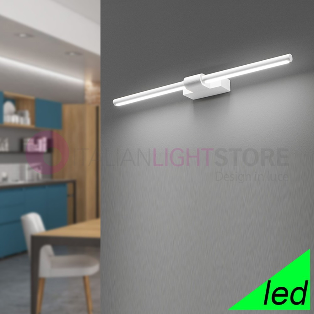 LINE Applique Moderno Bianco per quadri e specchi a LED L. 64  Orientabile PERENZ 6650BLC