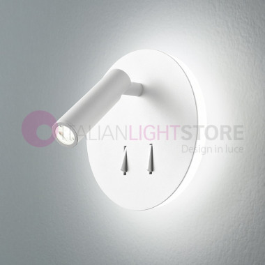 PLUG Applique Moderno Bianco a LED con faretto orientabile PERENZ 6702BLC