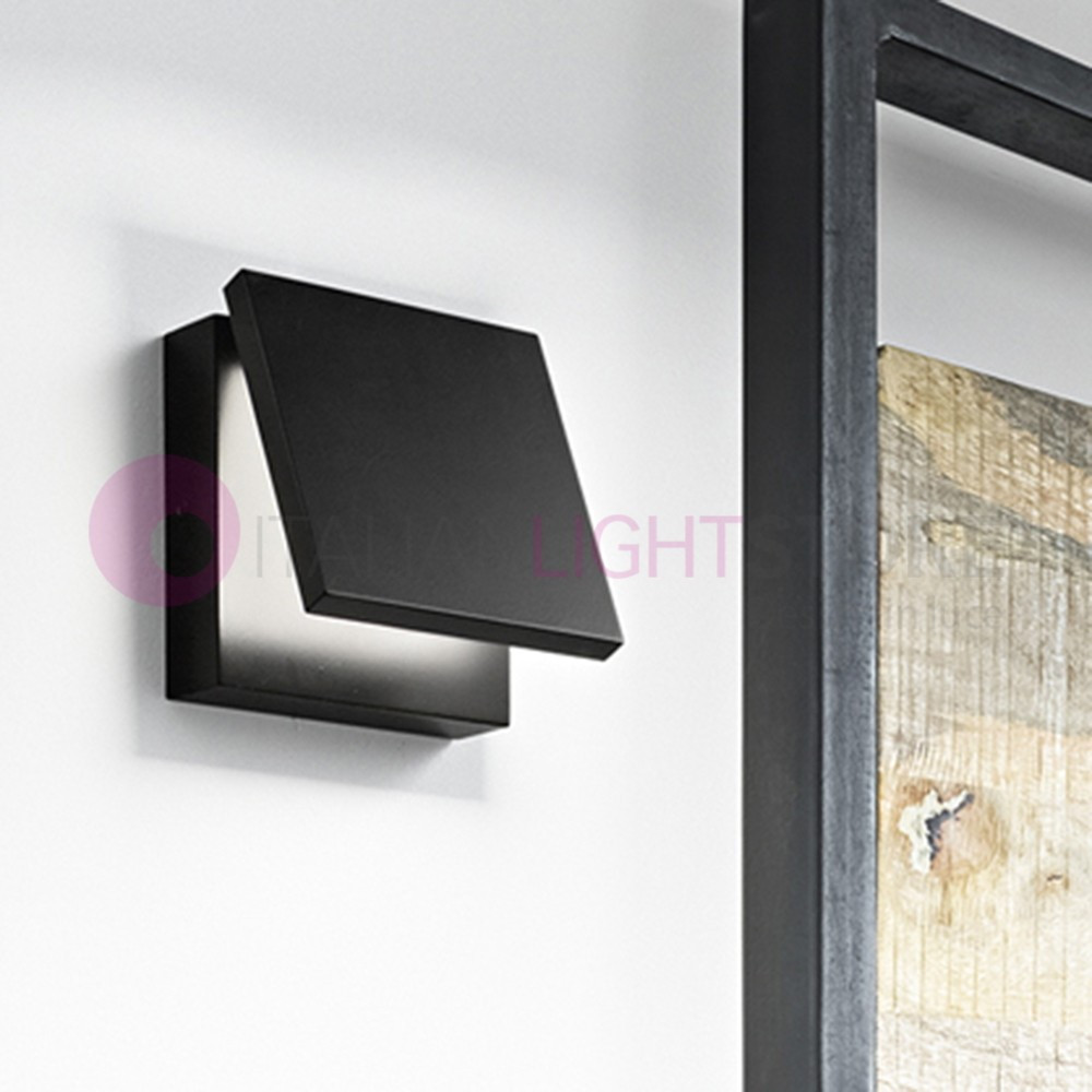 SECRET Applique Moderno a LED a forma di Cubo PERENZ 6706BLC