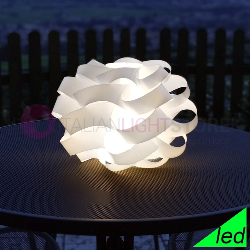 CLOUD OUTDOOR Portable Outdoor Led Lamp White Modern Design ZERO LINE