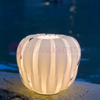 QUEEN OUTDOOR Outdoor Lamp D. 29 Portable Led Modern Design White ZERO LINE