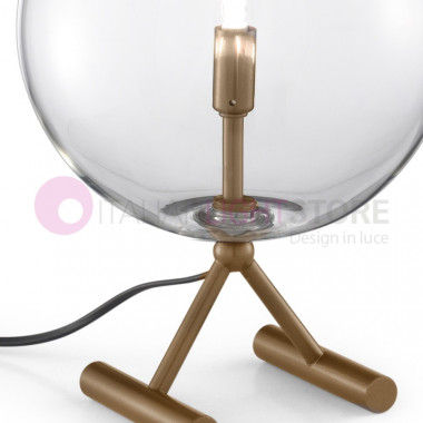 ESTRO Modern Bedside Lamp with Glass Sphere d.20