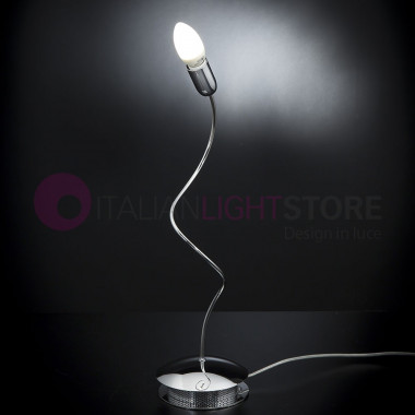 FREE SPIRIT CLASSIC Licht durch Moderne Nachttisch Chrom-Flexibler Arm Metallux