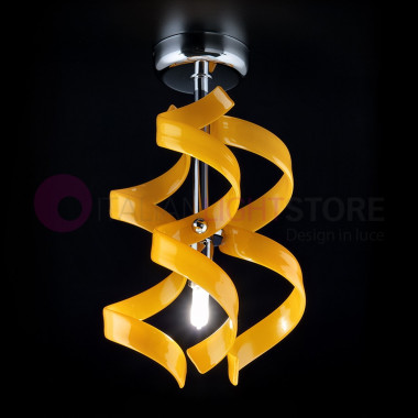 ASTRO Mini Ceiling lamp Ceiling Modern d20 with Curls in the Glass 206.301 Metallux