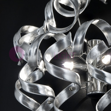 ASTRO Wall Lamp and Ceiling Modern d40 with Curls in the Glass 206.102 Metallux