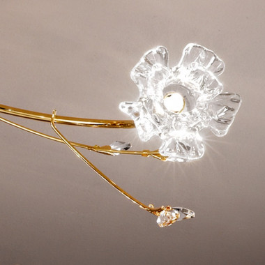 DAFNE Due P Lámpara de techo Cromada u Dorada Diseño Moderno 3 Luces