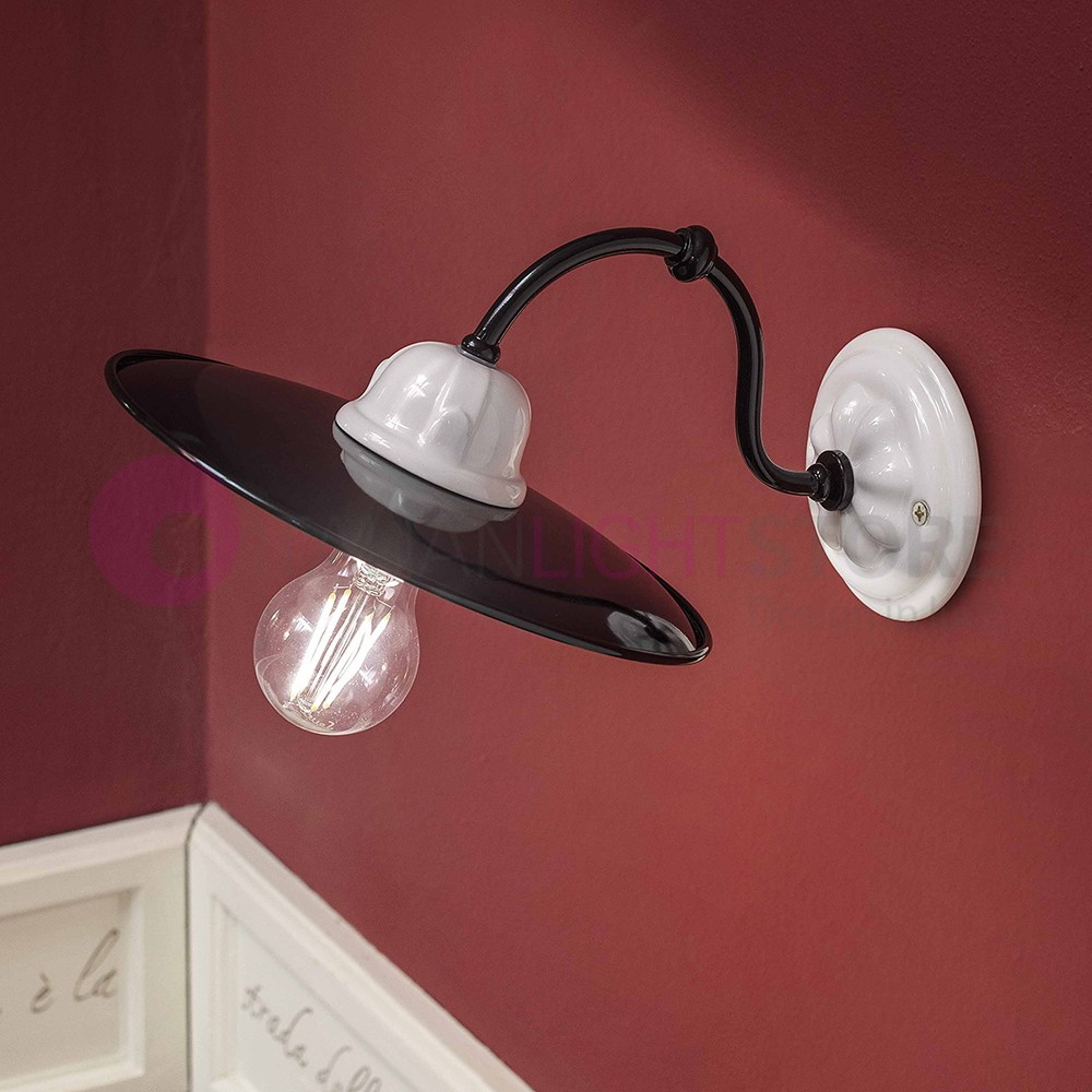 POWER C137AP FERROLUCE Applique Wall Lamp in Ceramic