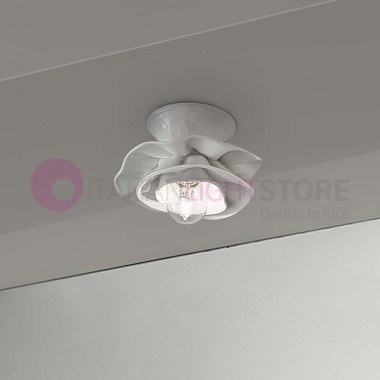 LECCO FERROLUCE C1286PL Mini Ceiling light Spotlight d.20 Ceramic White