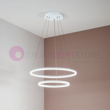GIOTTO 3508-45 FABAS Suspension Design Led Bright Circles Moderne d60