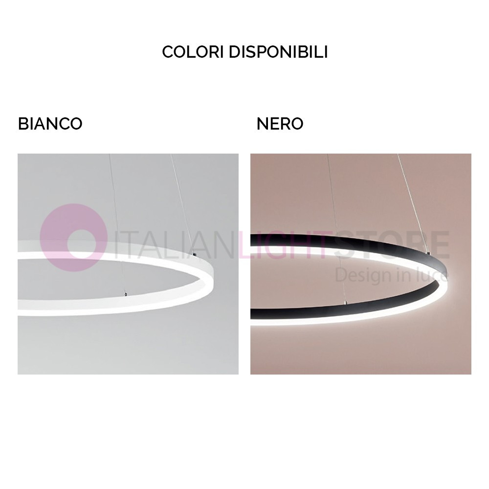 GIOTTO 3508-22 FABAS Plafoniera a soffitto e Parete Design Led Cerchi Luminosi