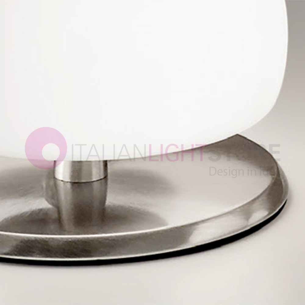 MORGANA 3570 FABAS Bedside Lamp Modern Blown Glass White