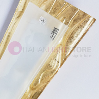 Bark wall Sconce Ceiling light Glass Murano 60x20 FAMILAMP