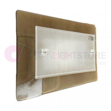 PHOENIX FAMILAMP 335/AP luces de Pared Moderno de Cristal de Murano de colores L. 30x20 Cm