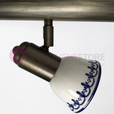 KILA Lamp 3 Spot lights Adjustable Hand-Decorated Ceramics
