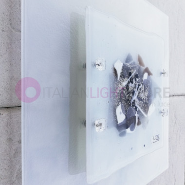 ABSTRACUS Ceiling light Modern Murano Glass L. 40x40