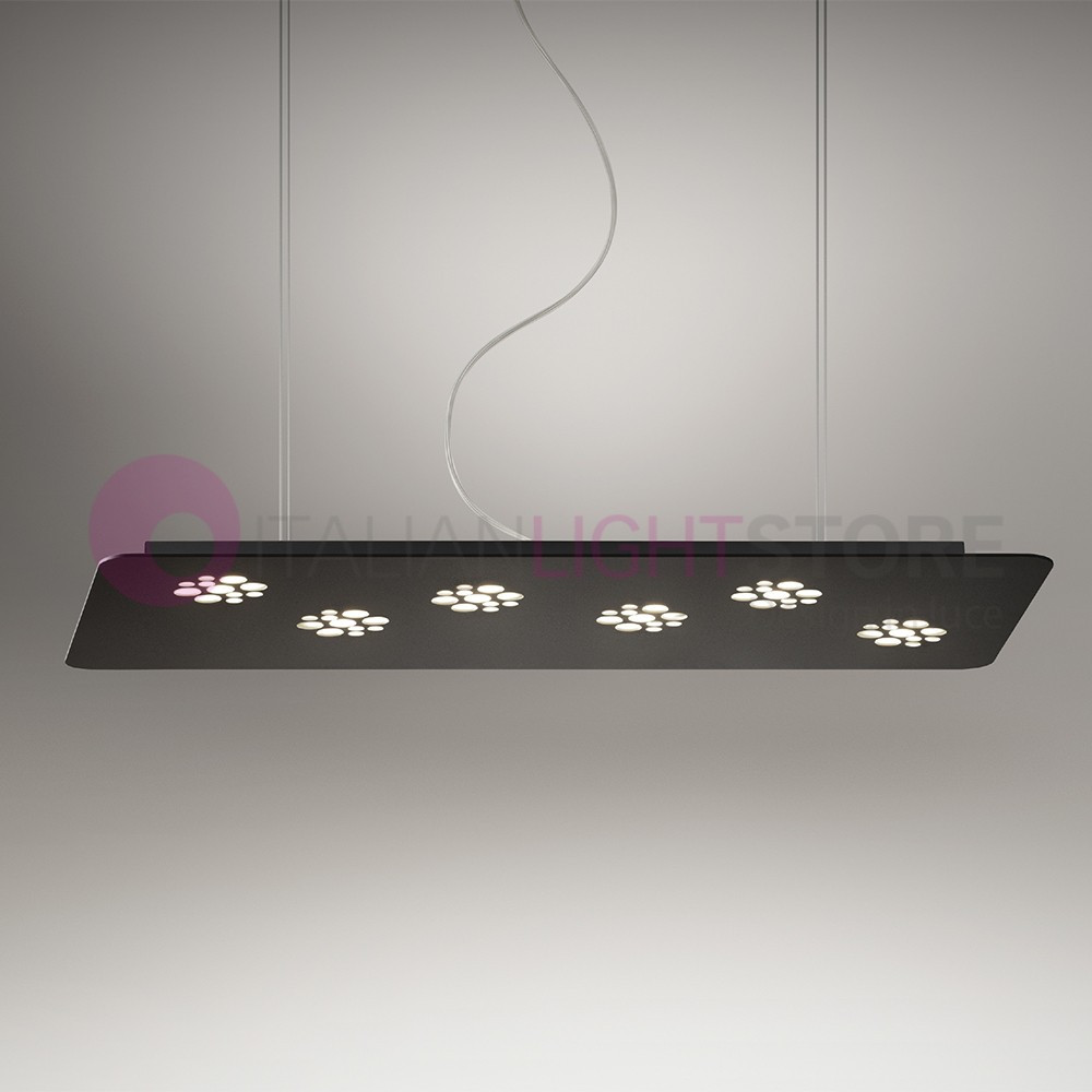 JUZA ANTEALUCE 7116 Lampada a Sospensione Led Design Moderno Ultrasottile