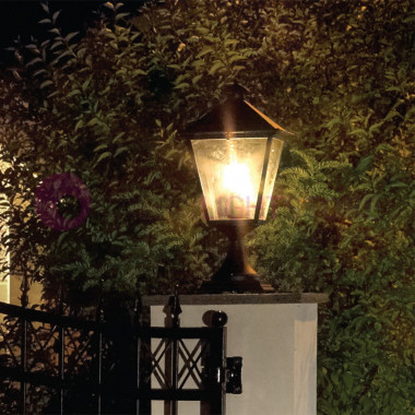 LONDON 484 NORLYS Luce Lanterna da cancello quadrata da Esterno