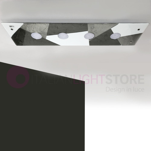 TRINE Ceiling light Modern Murano Glass L. 96x25