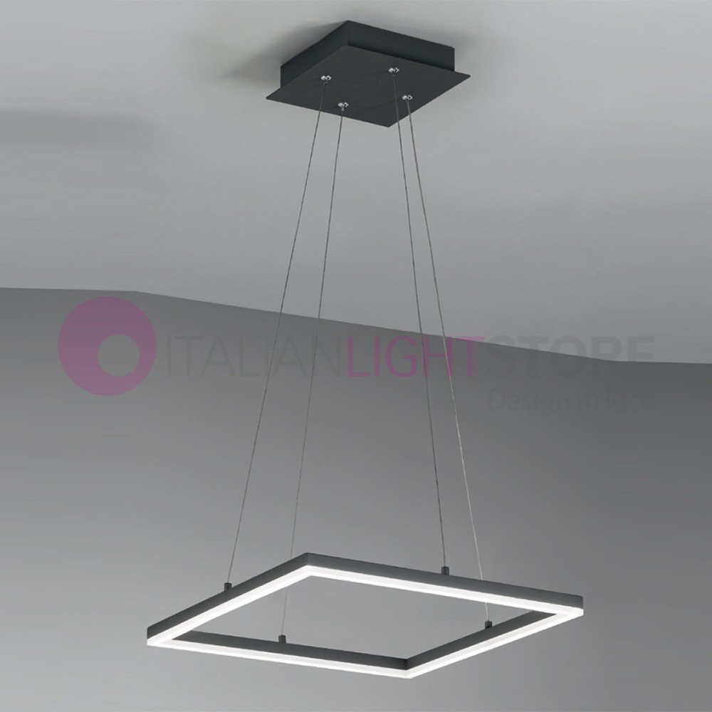 BARD FABAS 3394-40 Lampada a Sospensione a Led Integrato L. 42x42 Design Moderno